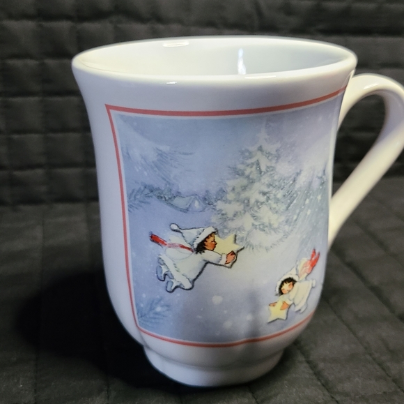 Hallmark Christmas Holiday Angels Mug Retro - Picture 6 of 10